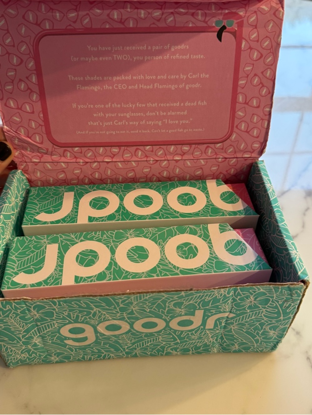 Goodr sunglasses set of 2 - new in box - Picture 10 of 13